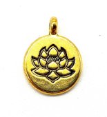 Bedel Lotus Goud 2cm 50pcs