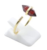 Ring Zilver 925 Granaat Punt