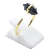 Ring Zilver 925 Onyx Punt