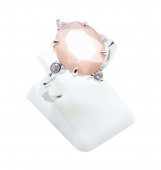 Ring Zilver 925 Zonnesteen Ovaal Imperiaal