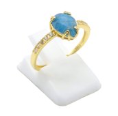 Ring Zilver 925 Apatiet Druppel