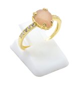 Ring Zilver 925 Zonnesteen Druppel