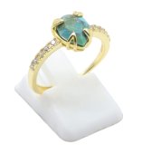 Ring Zilver 925 Turkoois Druppel