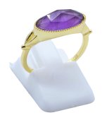 Ring Zilver 925 Amethist Ovaal