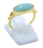 Ring Zilver 925 Amazoniet Ovaal