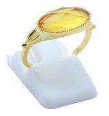 Ring Zilver 925 Citrien Ovaal