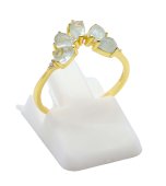 Ring Zilver 925 Aquamarijn Diadeem