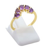 Ring Zilver 925 Amethist Diadeem