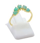 Ring Zilver 925 Amazoniet Diadeem