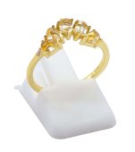 Ring Zilver 925 Natuurlijk Citrien Diadeem
