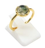 Ring Zilver 925 Mosagaat Rond