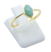 Ring Zilver 925 Amazoniet Marquise