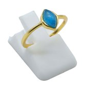 Ring Zilver 925 Apatiet Marquise