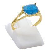 Ring Zilver 925 Apatiet Rechthoek