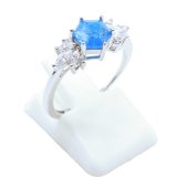Ring Zilver 925 'Zilveren Sneeuwvlok' - Apatiet