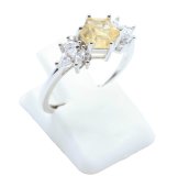 Ring Zilver 925 'Zilveren Sneeuwvlok' - Citrien