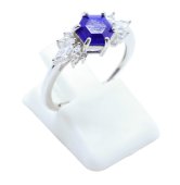Ring Zilver 925 'Zilveren Sneeuwvlok' - Lapis Lazuli