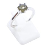 Ring Zilver 925 'Sublieme Cirkel' - Labradoriet