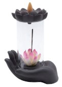 Wierookhouder Backflow Fles Lotus 20cm