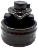 Wierookhouder Backflow Keramiek Rond Theepot 14cm