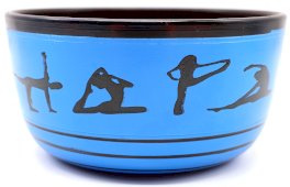 Tibetaanse Klankschaal Aluminium Yoga Blauw 850g
