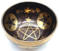 Tibetaanse Klankschaal Pentagram 15cm