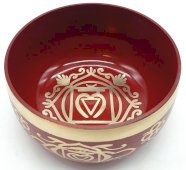 Klankschaal Aluminium Wortelchakra 12cm