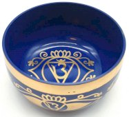 Klankschaal Aluminium Derde Oog Chakra 12cm