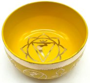 Klankschaal Aluminium Zonnevlecht Chakra 12cm