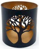 Kandelaar Metaal Levensboom 9cm