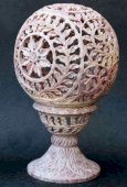 Kandelaar Steen Bol Ster 16cm