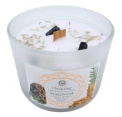 Kaars Green Tree 'Reiniging' Zwarte Toermalijn + Sandelhout 256g