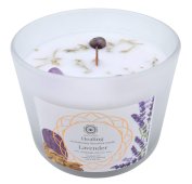Kaars Green Tree 'Genezing' Amethist + Lavendel 256g