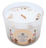 Green Tree Kaars 'Gouden Driehoek' Lotus 256g
