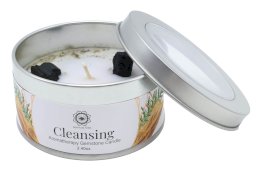 Kaars Green Tree 'Reiniging' Zwarte Toermalijn + Sandelhout 70g