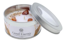 Kaars Green Tree 'Positieve Energie' Carneool + Palo Santo 70g