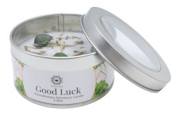 Kaars Green Tree 'Geluk' Groene Aventurijn + Patchoeli 70g