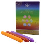 Rituele Kaarsen 7 Chakra's - 7pcs