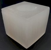 Kandelaar Seleniet Vierkant 8cm