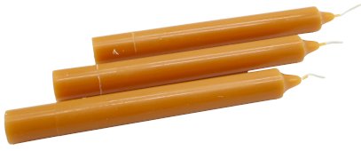 Doorgekleurde Kaars 22cm - Antiekwas - 12pcs