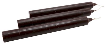Doorgekleurde Kaars 22cm - Bruin - 12pcs
