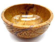Traditionele Indische Kom Steen 13cm