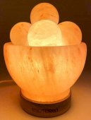 Zoutlamp Himalaya Schaal & Bollen 3.5KG