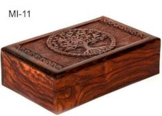 Sieradendoos Hout Levensboom 20cm