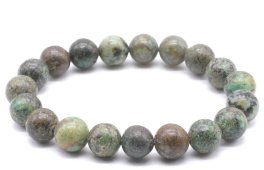 Armband Afrikaans Turkoois kralen 10mm