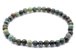 Armband Afrikaans Turkoois kralen 4mm
