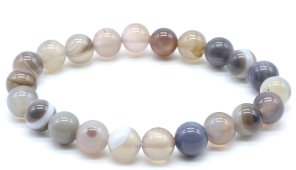 Armband Botswana Agaat 'AA' kralen 8mm