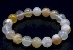 Armband Kersenagaat kralen 10mm