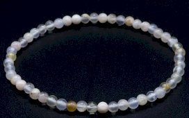 Armband Kersenagaat kralen 4mm