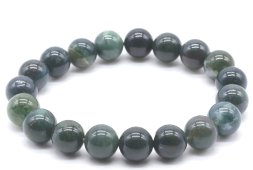 Armband Mosagaat kralen 10mm